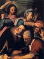 Christus Driving Die Geldwechsler aus dem Tempel Rembrandt